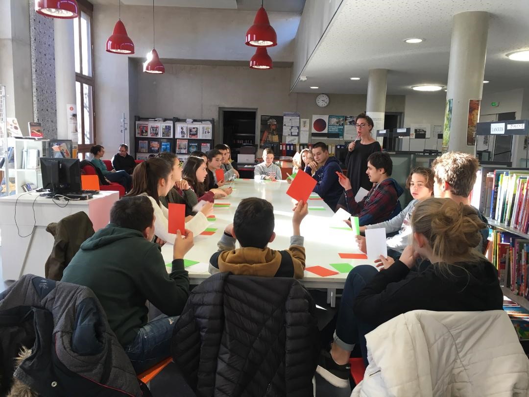 Atelier avec la diététicienne